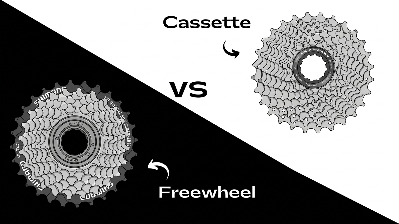 Remove your rear wheel and tyre