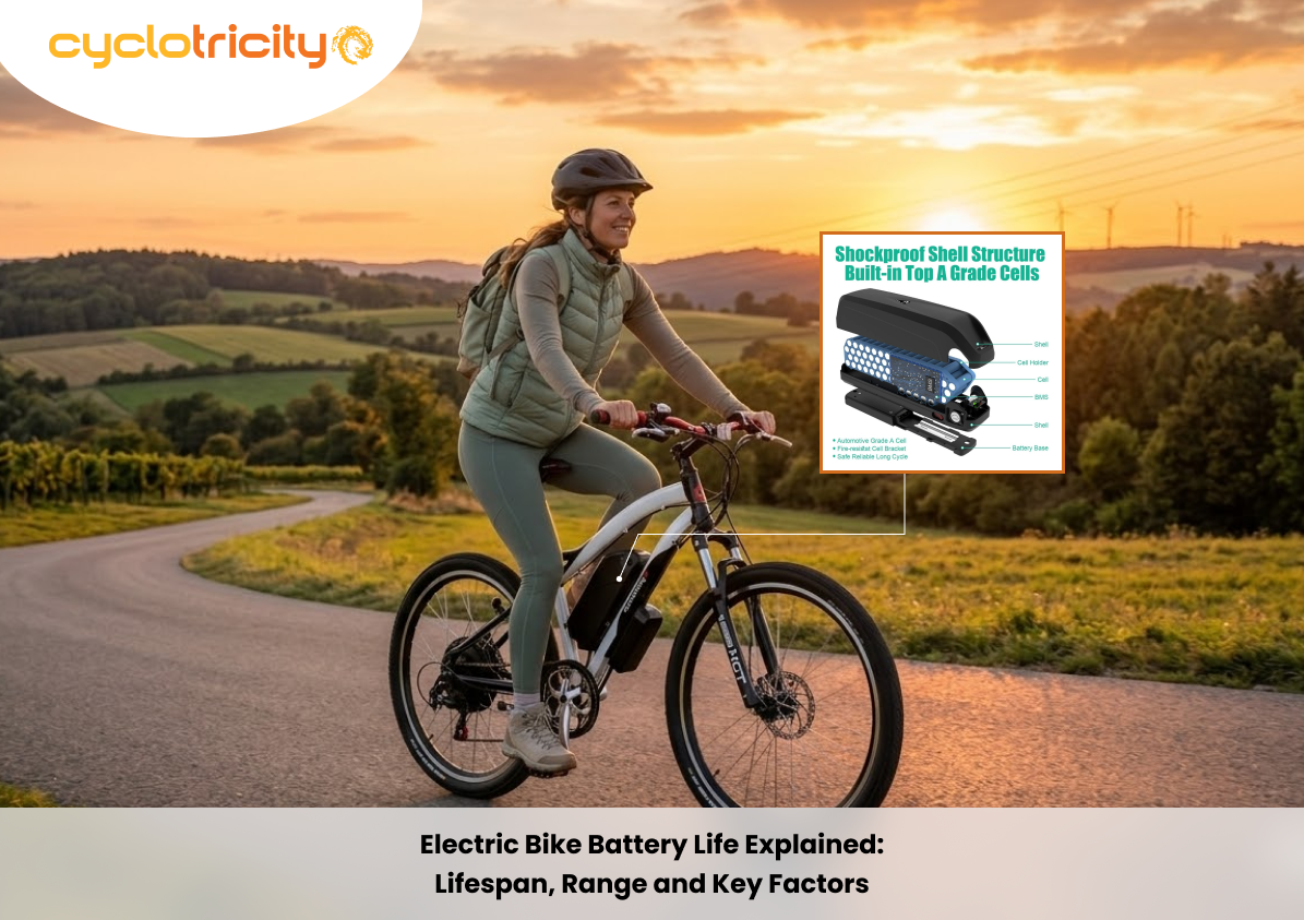 Electric Bike Battery Life Explained: Lifespan, Range and Key Factors
